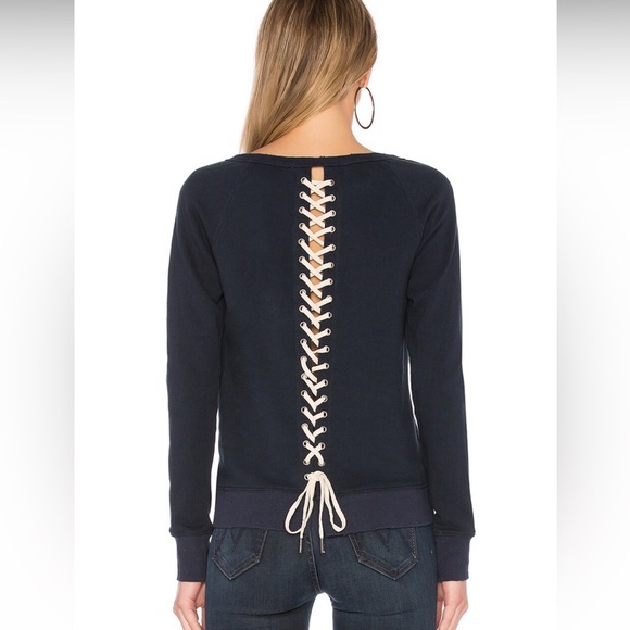 Pam & Gela lace up sweatshirt - Picture 9 of 9